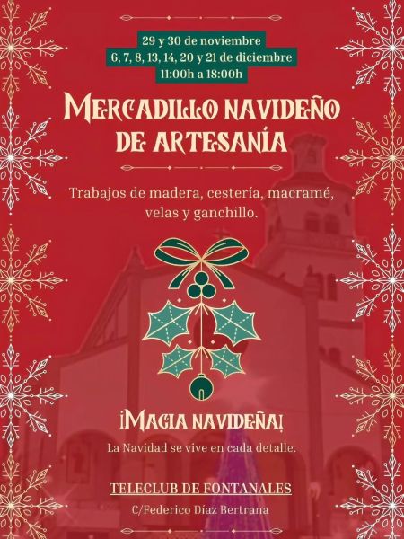 Mercadillo Navideño Fontanales 2025
